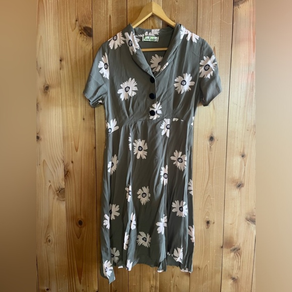 Loco Lindo VTG Retro 40s Style Day Dress
